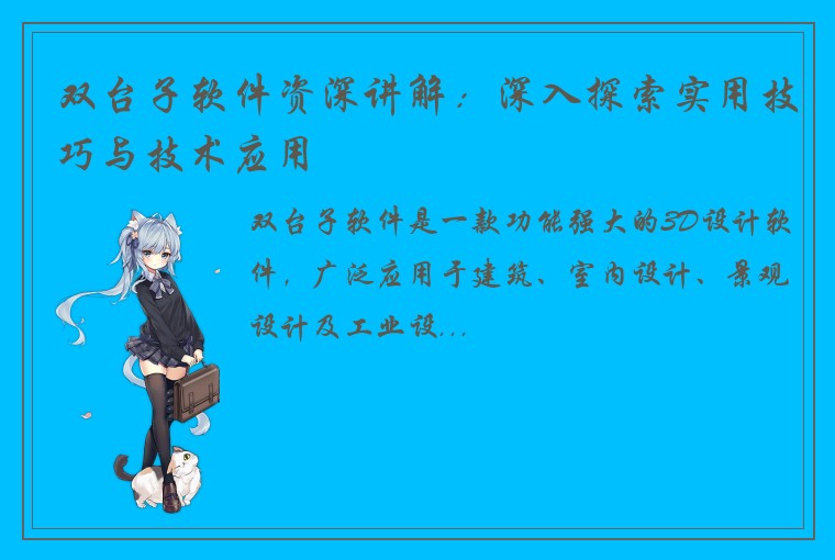 双台子软件资深讲解：深入探索实用技巧与技术应用